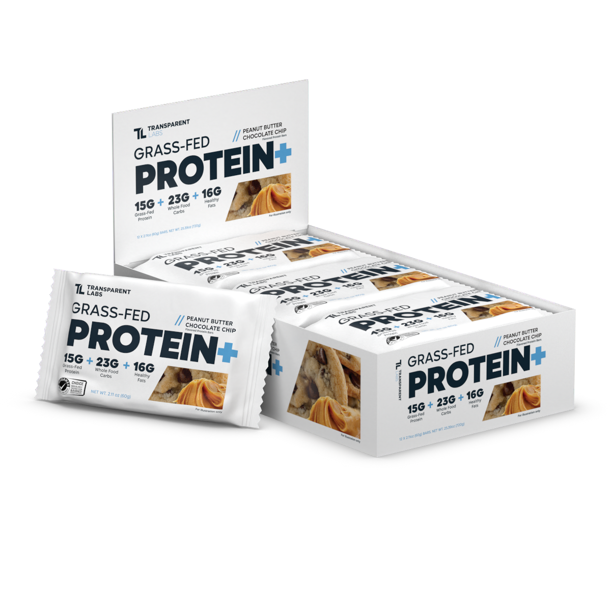 Peanut Butter Chocolate Chip-12 Bars